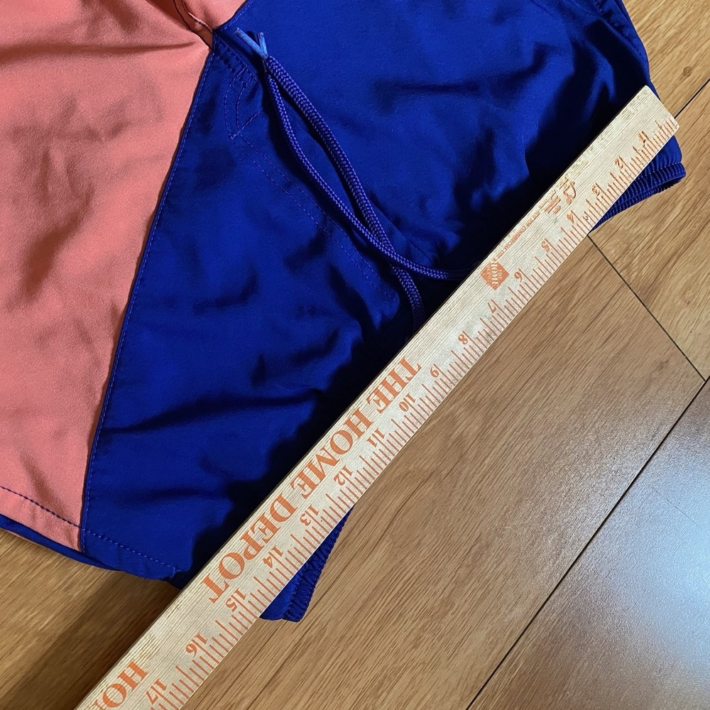 Gap Swim Trunks Mens Medium Blue Yellow Shorts Beachwear Pool Swimming Preppy - Picture 3 of 5
